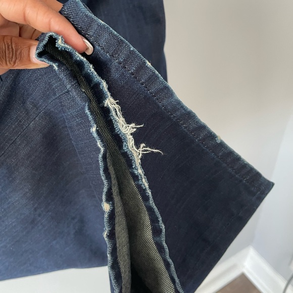 Diesel Zaghor Relaxed Bootcut 008LH Dark Blue Buttonfly Denim Jeans - Picture 5 of 13